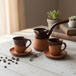 KÜLLİNYA KAHVE CEZVE FİNCAN TAKIMI