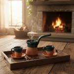 KÜLLİNYA YEŞİL CEZVE FİNCAN TAKIMI