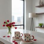 LİYANA KIRMIZI 2'li Fincan Takımı