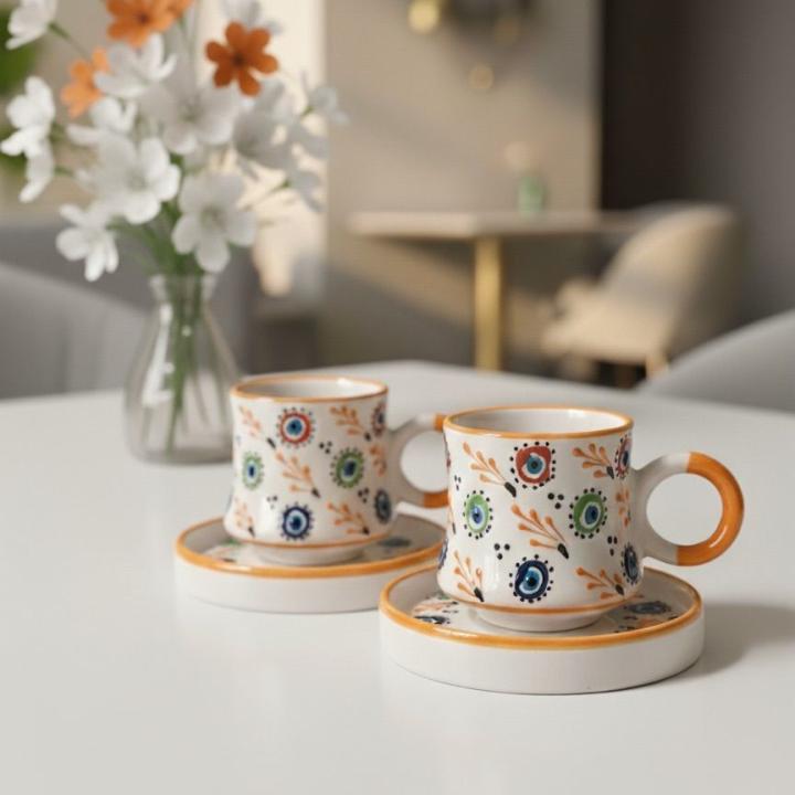 LİYANA SARI 2'li Fincan Takımı