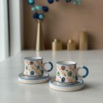 LİYANA GÖKYÜZÜ MAVİ 2'li Fincan Takımı