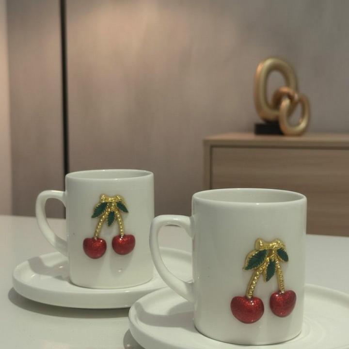 LUNA KİRAZ 2'li Fincan Takımı