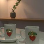 LUNA ÇİLEK 2'li Fincan Takımı